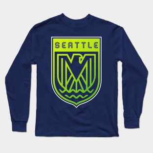 Modern Seattle Seahawks Football team Emblem Long Sleeve T-Shirt